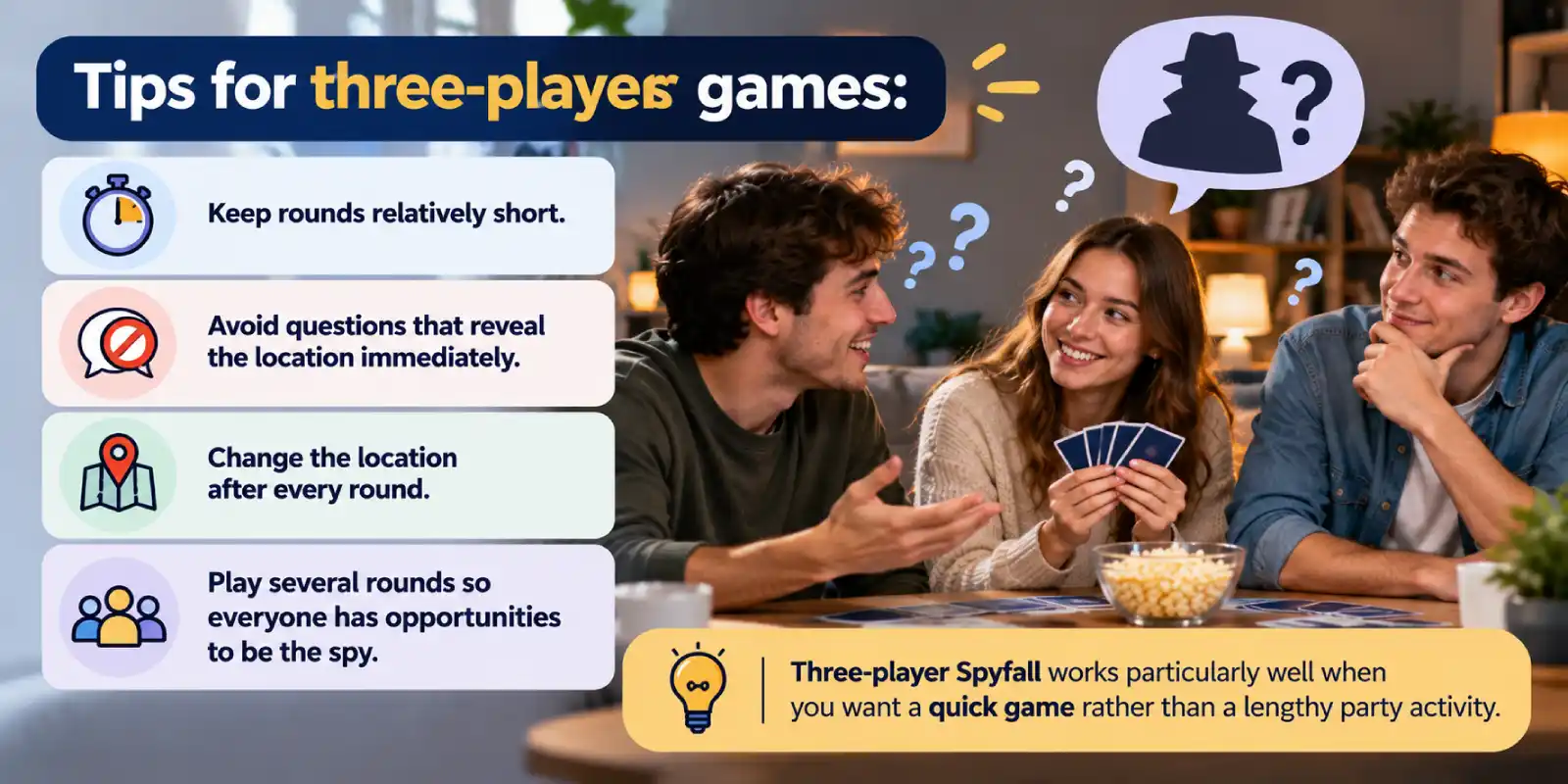Tips for three-player games