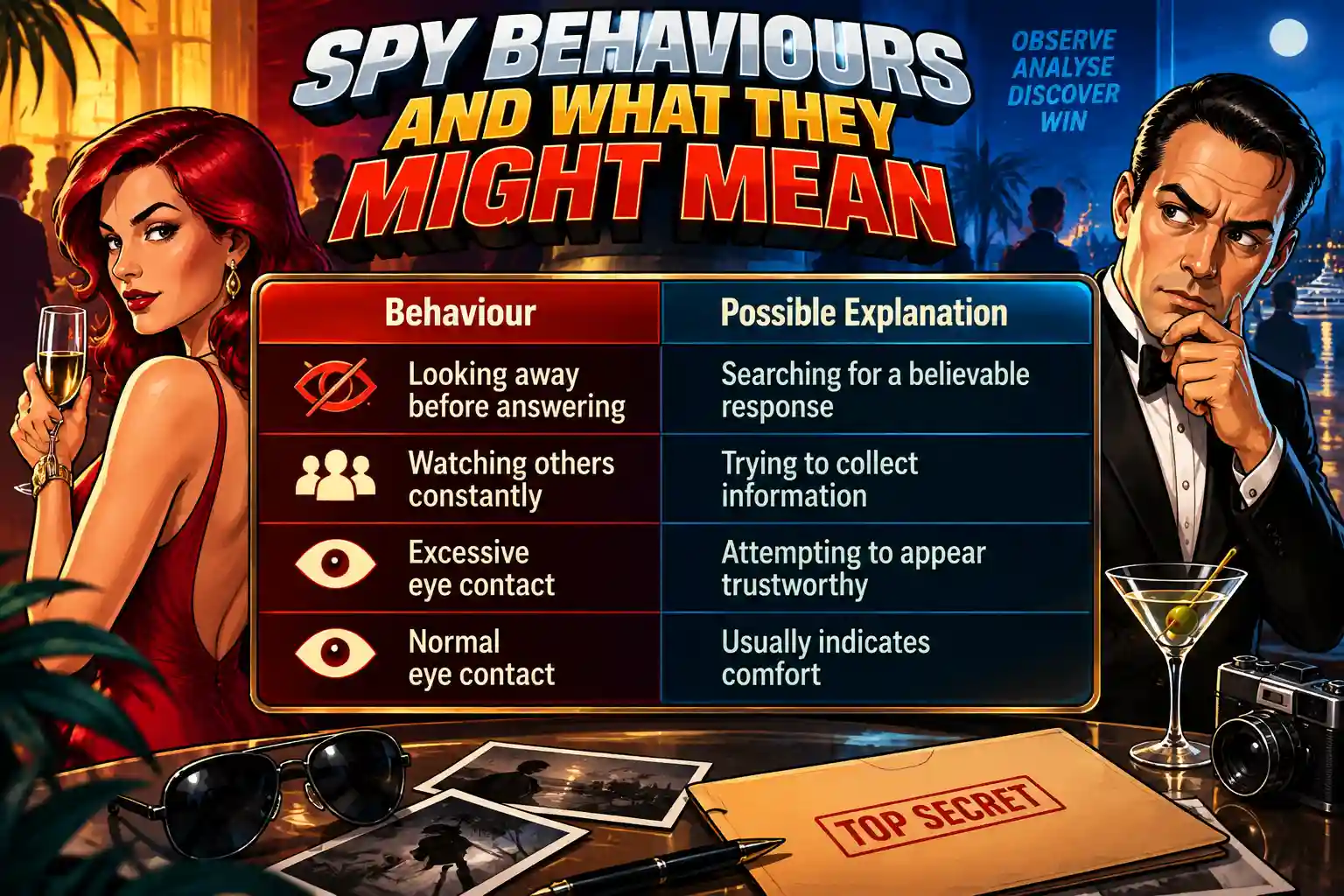 Avoiding or Overusing Eye Contact