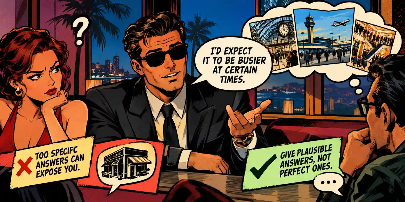How to Bluff Successfully When You Are the Spy